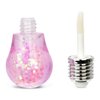 iscream Holiday Lights Strawberry Scented Wand Applicator Lip Gloss with Holographic Stars