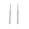 KDDOM 2 Pcs Stainless Steel Cuticle Pusher Remover Dead Skin Fork Trimmer Professional Cuticle Trimmer