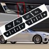Car Button Decals Interior Stickers for Mercedes Benz W204 C250 C350 E-Class 2008-2014 AC Radio Steering Wheel Air Conditioner Number Door Repair Sticker Kit