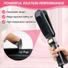 LaughYee Flat Iron Comb Attachment, Ceramic Heater Surface, Portable Clip-on Design, For Home and Salon Hair Styling, Premium Customer Service (Purple, 3.94 inches x 2.05 inches, 35.6 grams)