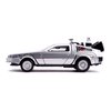 Jada Delorean DMC (Time Machine) Silver Back to The Future Part II (1989) Movie Hollywood Rides Series 1/32 Diecast Model Car