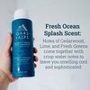 Oars + Alps Men's Moisturizing Body and Face Wash, Skin Care Infused with Vitamin E and Antioxidants, Sulfate Free, Fresh Ocean Splash, 2 Pack