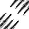 2PCS 2024 Upgraded Microblading Eyebrow Pencil, natural Eyebrow Pen with Hair Like Strokes with 4 Micro-Fork Tip,2-in-1 Dual-Ended Eyebrow Pen with Brow Brush, Light Brown