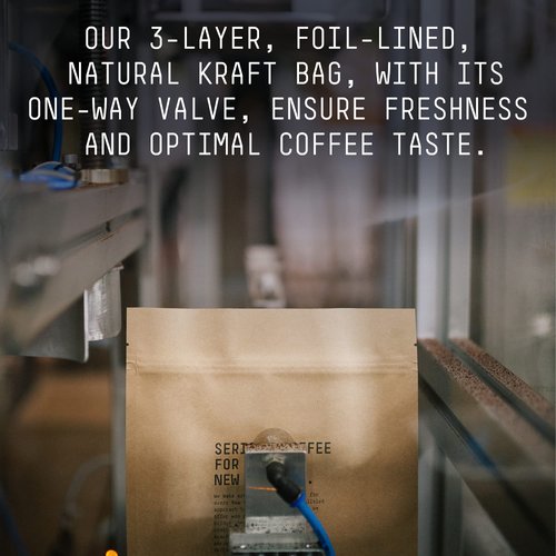 BROOKLYN SIGNATURE BLEND | Freshly Ground Coffee |1 LB Resealable Bag | Medium – Dark Roast Level - Bold & Balanced | Specialty Handcrafted 100% Arabica | Universal Grind Size