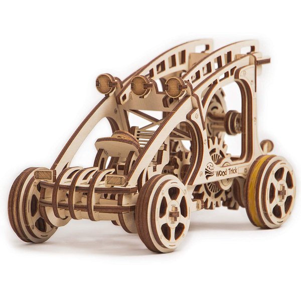 Wood Trick Dune Buggy Wooden Model Car Kit to Build - Mechanical - 3D Wooden Puzzle Car - Best DIY Toy - STEM Toys for Boys and Girls