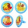 DecoPac Lion King Cupcake Rings, 24 Disney's The Lion King Cupcake Decorations Featuring Simba, Timon, Pumbaa, & Nala, For Birthday Parties & Celebrations, Food Safe Cake Toppers – 24 Pack
