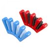 2 PCS DIY Sponge Hair Styling Tools Fast Bun Maker Braider Braid Stylist Hair Roller Accessories Twist Plait Hair Braiding Tool for Women Lady Girls(Red+Blue)