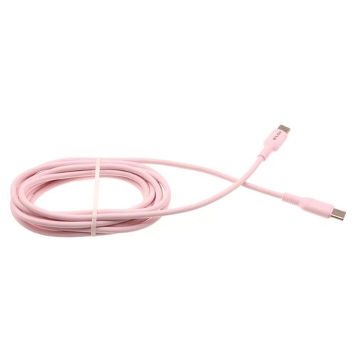 Pink 6ft Long Cable USB-C to Type-C PD Fast Charger Compatible with Google Pixel 9 Pro Fold, Cord Power Wire Sync TPE