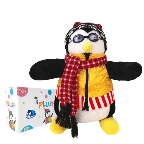 YCZTXSJT Penguin Hugsy Stuffed Plush, TV Penguin Joey's Friends HUGSY Plush Penguin Rachel Stuffed Doll Toy for Kids Birthday Gift