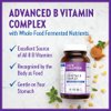 New Chapter Vitamin B Complex – Fermented Coenzyme B Complex Rich in Vitamin B12 + Vitamin B6 + Biotin + Made with Organic Ingredients - 60 ct