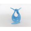 Generic Turquoise blue hair claw clip for medium fine hair