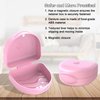 Orthodontic Mouthguard Case Dental Retainer Case-Pink