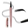 GEUUFEA 4-Tip Microblading Brow Pen, Waterproof Liquid Eyebrow Pen with Precise Brush-tip, Micro Shaping Eyebrow Filler Pen for 3D Natural Brow Makeup