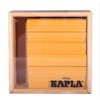 KAPLA 40 Squares Yellow - Wooden Construction Set - 40 Yellow Colored Building Planks - for Ages 3+