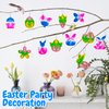 24Pcs Easter Mini Pop Keychain, Fidget Bubble Toys,Easter Basket Stuffers, Easter Egg Fillers, Easter Hunt Classroom Prizes, Party Favors for Kids Teens Boys Girls