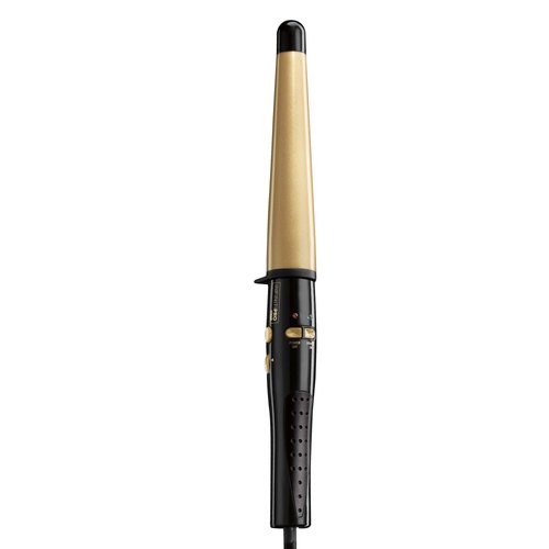 INFINITIPRO BY CONAIR Ultra-High Heat Tourmaline Ceramic Curling Wand; 1 1/4-inch to 3/4-inch Curling Wand