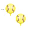 8PCS Softball Foil BalloonsSoftball Birthday Number Mylar Foil Balloon Softball Birthday Party Supplies Softball Birthday Decorations