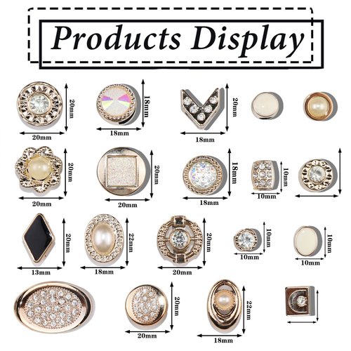 NAISKA 19PCS Rhinestone Hair Beads for Braid Gold Loc Dreadlocks Accessories Shiny Crystal Rhinestones Hair Braid Beads Pearl Hair Cuffs Hair Jewelry DIY Braids Accessories