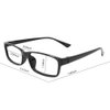 EyeYee Reading Glasses +4.25 Black- Rectangle Full Rim Anti Reflective Mens Womens Eyeglasses Readers Comfortable Stylish Glasses