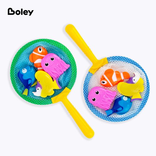 Boley Dive & Grab Fishing Game Set - 14 Pc Sinking Bath Toys for Kids - Water Games & Bath Toys for Toddlers!
