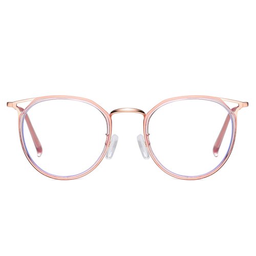 DUCO Blue Light Glasses for Women Men Blue Ray Blocking Glasses Computer Glasses for Teens Non Prescription Eyeglasses Pink W012