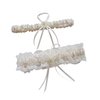 VEPYCLY Women's Stain Wedding Bridal Garter BG008IV, One Size, Ivory