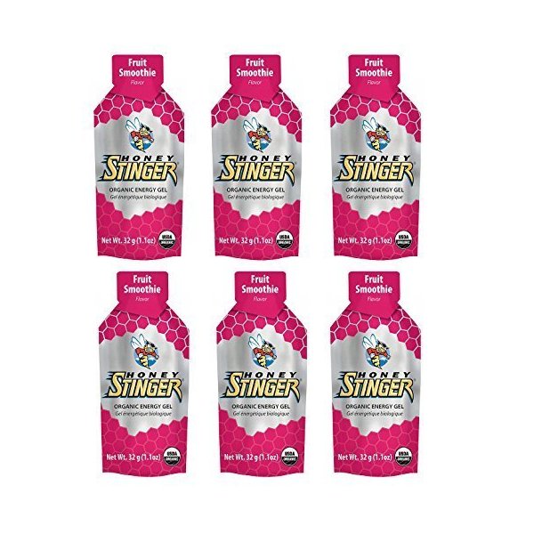Honey Stinger Organic Energy Gel - Fruit Smoothie (6 x 1.1oz Packs) by Honey Stinger