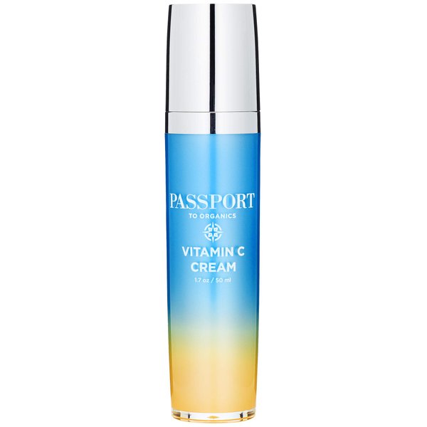 Passport to Organics Vitamin C Cream with Spanish Rosemary and Vitamin C Ester,No Added Parabens