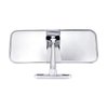 United Pacific M1003 Polished Stainless-Steel Cobra Style Interior Rearview Mirror, Chrome Plated Mirror Arms – One Mirror