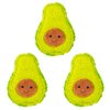 Giftable World Pet 7 Inch Plush Pet Toy 4 Avocados with Squeakers Dog Chew Toy