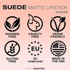 Kandi Koated Suede Matte Lipstick [Scandal] - Bright Berry Red Matte Lip Color with Cruelty-Free Formula | Creamy Texture, Rich Colors, Paraben-Free | Beauty & Makeup