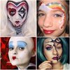 6 Colors Face Body Paint, Water Activated Body Paint Face Paint FX Makeup Palette, Red Blue White Black Green Yellow Face Paint Body Painting Kit for Halloween Cosplay SFX Makeup
