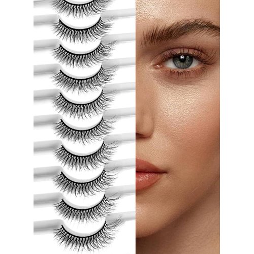 sawkit Classic Lash Extensions – 10-12mm – Fake Eyelashes – Luxurious Natural Mink Lashes Eyelash Extensions – Comfortable and Easy to Apply – High-End Fiber Lashes for Superior Volume