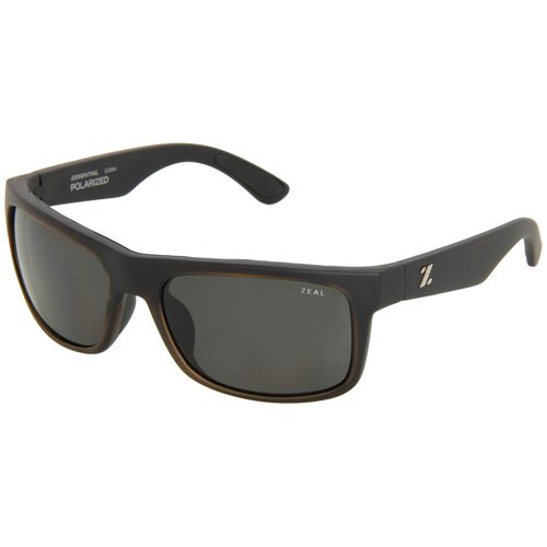 Zeal Optics Essential | Plant-Based Polarized Sunglasses for Men & Women - Matte Black/Polarized Dark Grey Lens