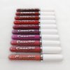 evpct CmaaDU 10Pcs Liquid Matte Matt Lipstick Set for Black Women, Dark Deep Bright Ruby Sexy Brick Mauve Plum Red Violet Purple Matte Lipstick Long Lasting Lipstick 24 hour Waterproof Lip Gloss Matte