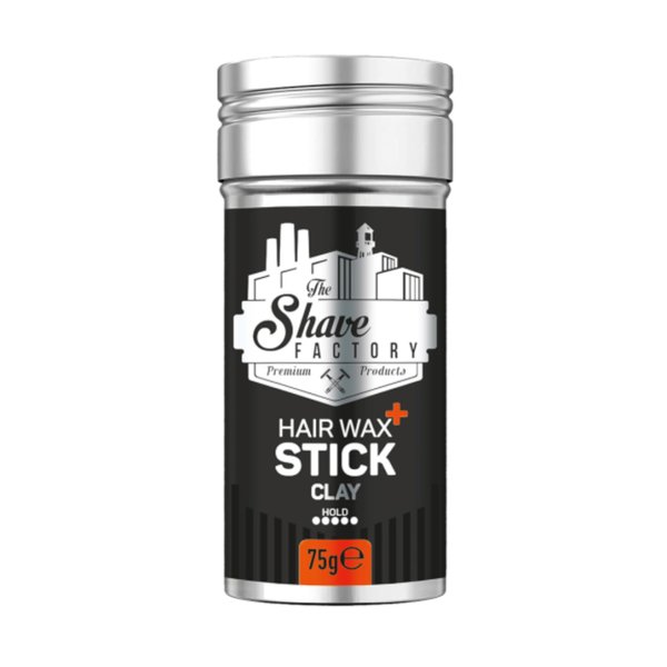 the shave factory Hair Wax Stick Clay, Long-Lasting Styling Wax for Smoothing & Slick Finish on Hair Wigs - 2.7 Oz (75G) (1 Piece)