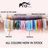 PRO Hair Tie - Easy-Release Clasp - Secure Hold - No Damage - Great for ANY Active Lifestyle (Clear 8 Pack of 8)