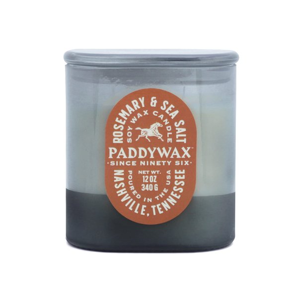 Paddywax Scented Candles Vista Collection Vintage Western Artisan Candle, 12-Ounce, Rosemary & Sea Salt