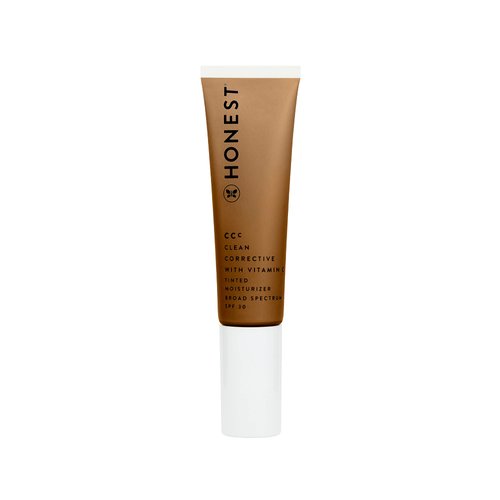 Honest Beauty CCC Clean Corrective with Vitamin C Tinted Moisturizer | Mineral SPF 30 | Vegan + Cruelty Free | Mojave Deep, 1 fl oz