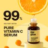 GANGNAM GLOW Vitamin C Serum 1.01 fl oz (Pack of 2) - Korean Skin Care I Vitamin E & Hyaluronic Acid Serum for Face I Face Moisturizer for Women I Vitamin C Face Serum