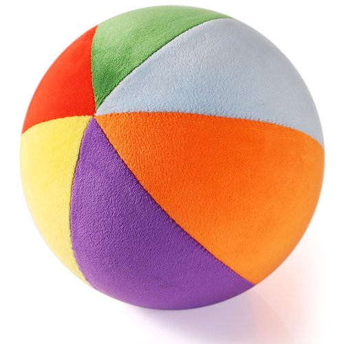 LINKBOY Colorful Soft Play Balls for Toddlers 1-4 | Indoor Basketball Toy for Babies and Kids | Size 3