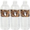 Gone Hunting - Deer Hunting Camo Baby Shower or Birthday Party Water Bottle Sticker Labels - Set of 20