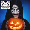 Qpout 9 Sheets Scary Halloween Face Temporary Tattoos for Women Men,Horror Big Mouth Wound Scars Stitches Tattoos Decals, Spider Web Bat Day of the Dead Witch Zombie Makeup Party Favor Supplies