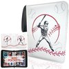 Rucher Baseball Card Binder with Sleeves 400 Pockets. Baseball Sport Trading Cards Protector Holder Album for 2024 2025 Compatible with Topps. Birthday Gifts for Sport Fans and Collectors. (White)