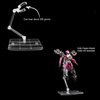 TSY TOOL 2 Pcs of HG144 Action Figure Stand, Display Holder Base, Doll Model Support Stand Compatible with 6" HG RG SD SHF Gundam 1/44 Toy Clear