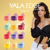 12 Pack 10ml Vala Edge Control Braiding Gel Pomade Strong Hold High Shine Made in Korea Beauty Styling Gel (Strawberry)
