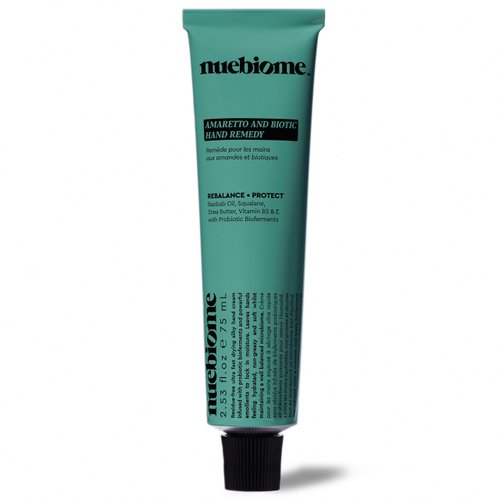 Nuebiome Amaretto Hand Cream, Hand Cream for Women & Men, Lightweight, Fast Drying & Residue-free; 75 mL, Paraben, Cruelty-free & Vegan