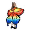 plainshe Halloween Costumes for Girls，Butterfly Wings Kids, Fairy Wings Colorful，3PCS Butterfly Costume Set.