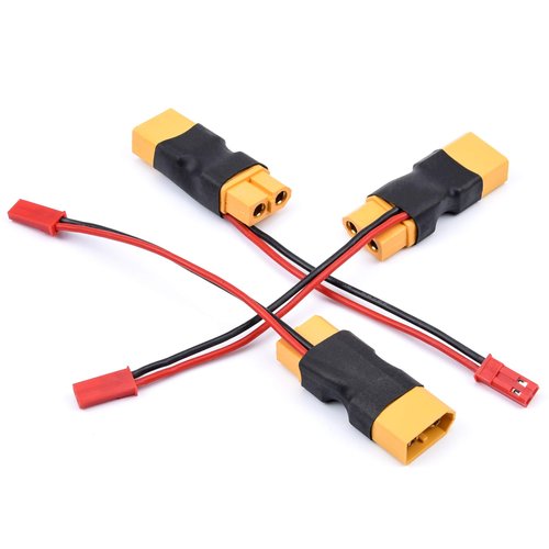 FPVDrone XT60 Male to Female Connectors with JST Female in-line Lipo Battery Connector Adapter for RC Multicopter Quadcopter