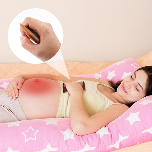 GEEHUA 2PCS Wooden Labor Comb, Birth Comb for Labor Wooden Natural Birthing Comb for Labor Wood Comb for Labor Relief Pain Pregnancy Hair Comb Delivery Essentials Gifts for Pregnant Women